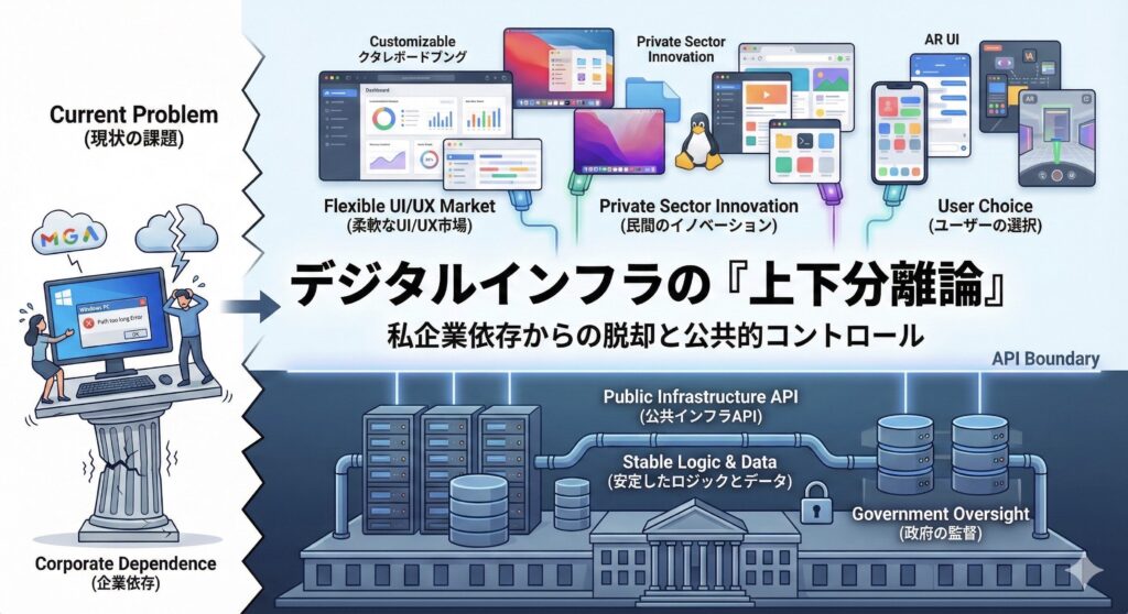 【代表コラム】デジタルインフラの上下分離論