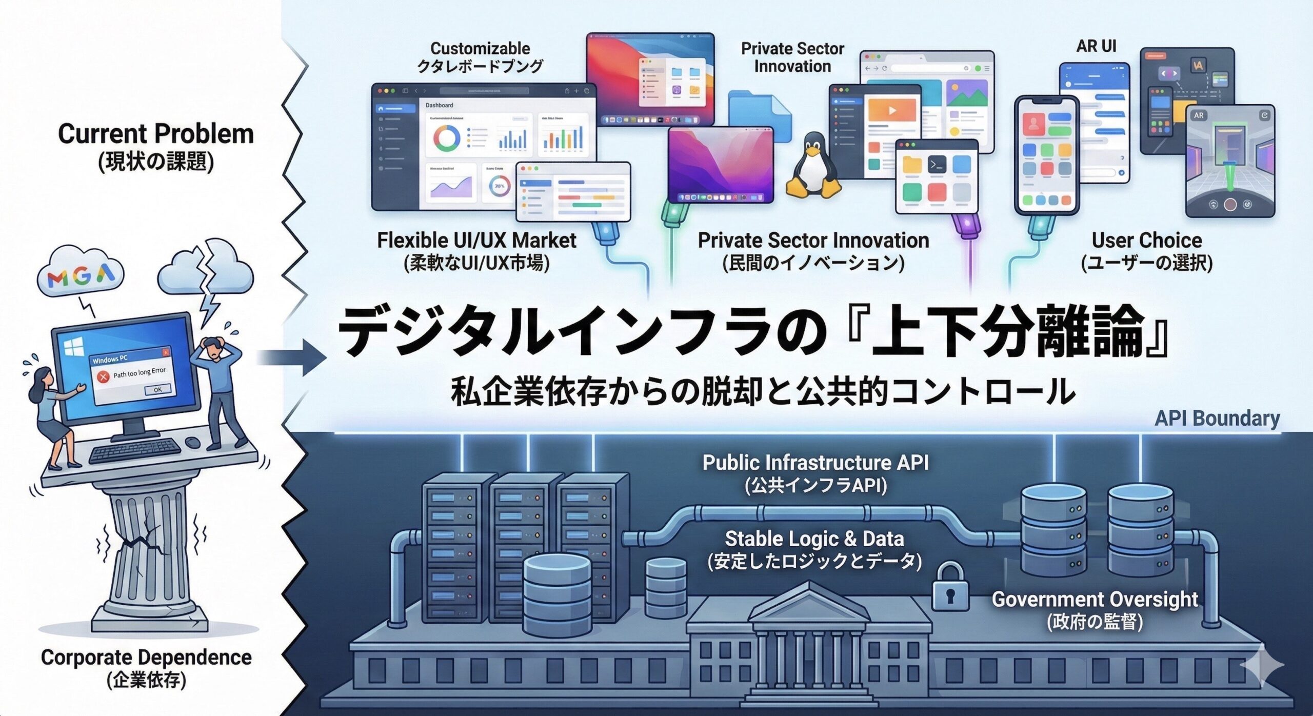 【代表コラム】デジタルインフラの上下分離論