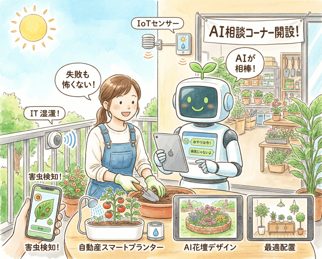 AIが初心者の参入障壁を下げる！？ 〜家庭菜園・ガーデニングの新しい楽しみ方〜