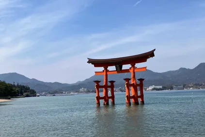 広島県・厳島神社の大鳥居